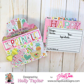 Recipe Card Stamp & Die Set
