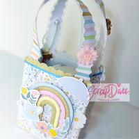 Scalloped Easter Bag