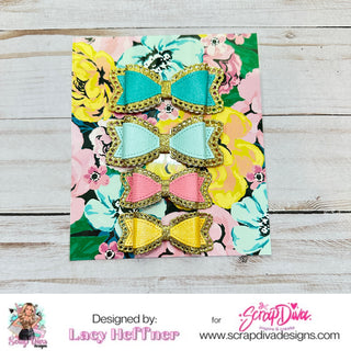 Lace Border Bow