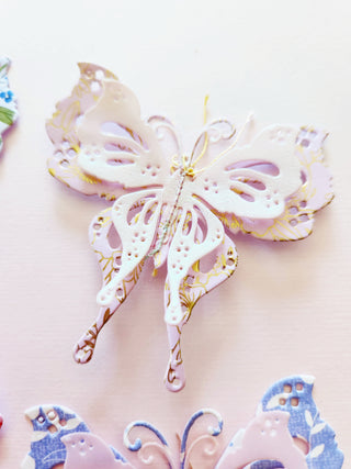 Shabby Chic Butterly Duo