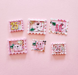 Postage Stamp Card Base