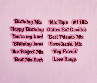 Mix Tape Stamp & Die Set