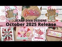 Candy Cane Rosette Duo