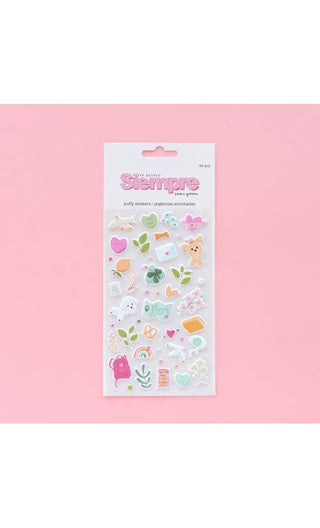 Siempre Puffy Stickers "Siempre"  44 pcs