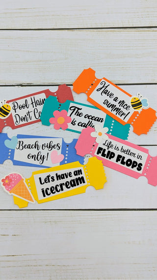 Summer Ticket Stamp Set