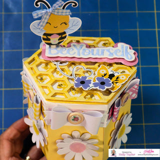 Bee Happy Wooden Stickers