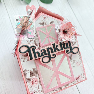 3D Barn Gift Box