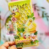 Honeycomb Slimline Card