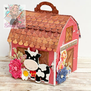 3D Barn Gift Box