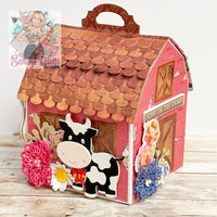3D Barn Gift Box