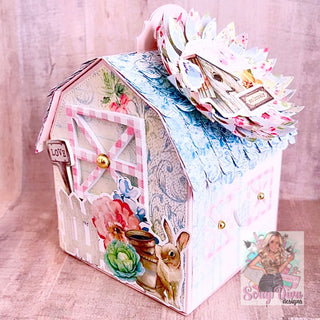 3D Barn Gift Box