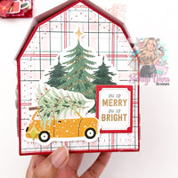 3D Barn Gift Box