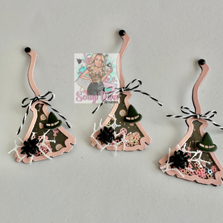 Witch Broom Shakers