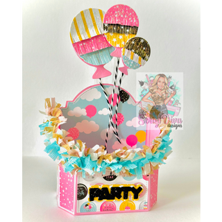 Fringed Birthday Balloons