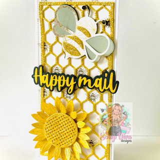 Honeycomb Slimline Card