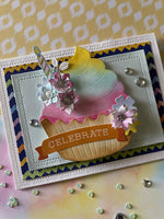 Cupcake Shaker Memorydex Card