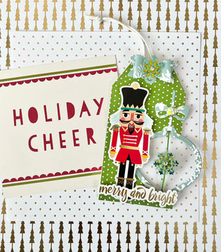 Christmas Santa Shaker Tag