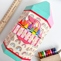 3D Crayon Gift Box