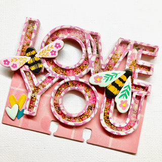 Love You Shaker Memory Dex Card