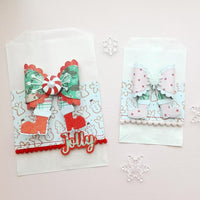 Santa Bow Set