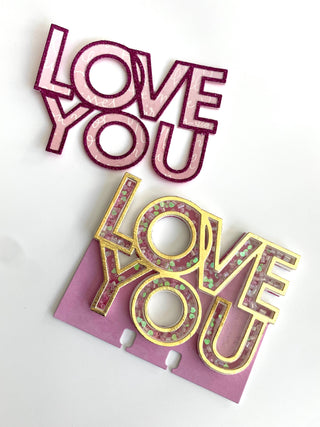 Love You Shaker Memory Dex Card