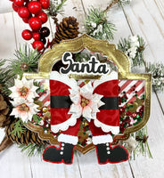 Santa Bow Set