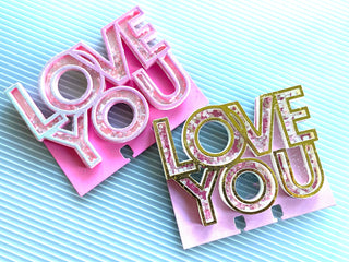 Love You Shaker Memory Dex Card