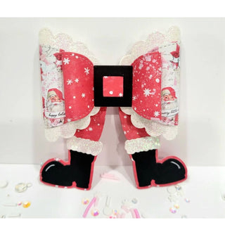 Santa Bow Set