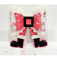 Santa Bow Set