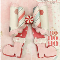 Santa Bow Set