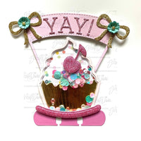 Cupcake Shaker Memorydex Card