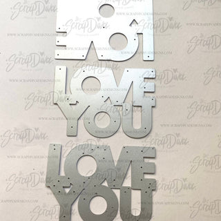 Love You Shaker Memory Dex Card