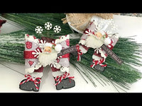 Santa Bow Set