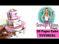 3D Paper Cake Die set