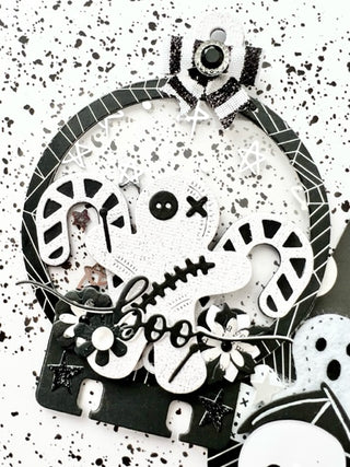 Candy Cane Memorydex Shaker Card