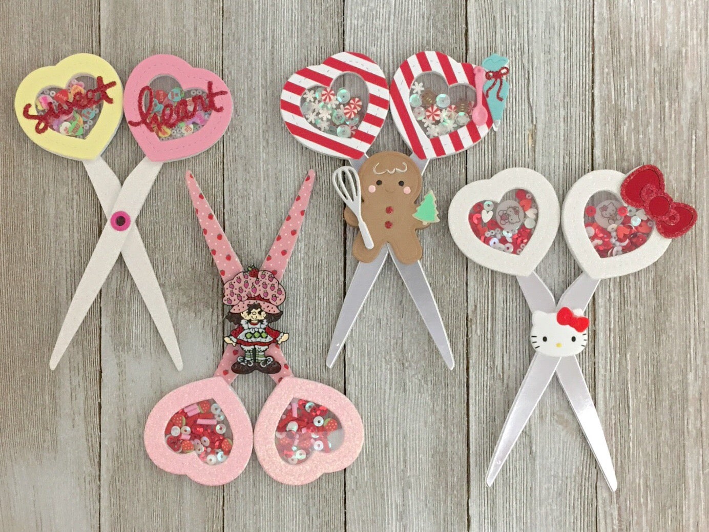 Heart Scissors Set| Scrap Diva Designs