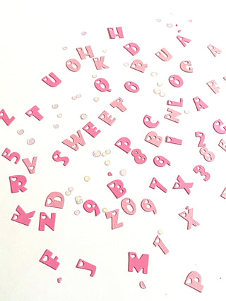 Mini Heart Alphabet & Numbers