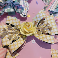 Double Loop Scalloped Bow #2