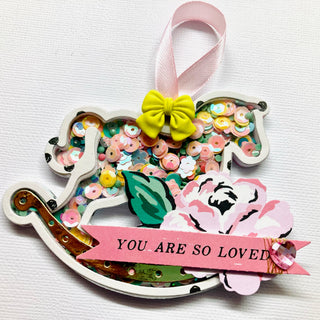 Rocking Horse Shaker Tag