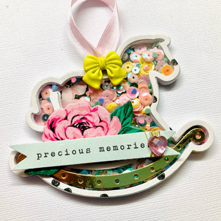 Rocking Horse Shaker Tag
