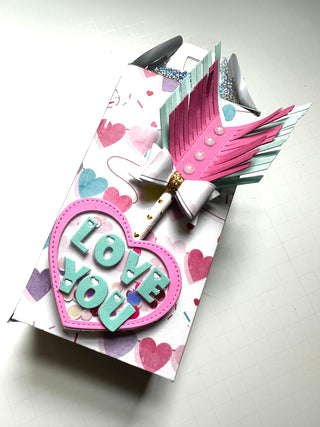 Heart & Arrow straw topper