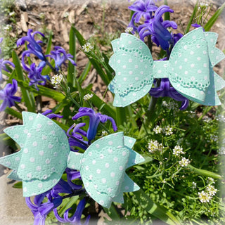 Double Loop Scalloped Bow #2